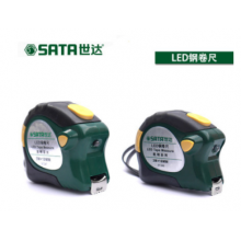 世達(dá)SATA工具LED燈鋼卷尺3米 5米盒尺 型號91346 91347