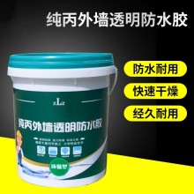 廠家供應(yīng)防水透明膠 衛(wèi)生間純丙材料外墻屋頂防水涂料防滲補漏?